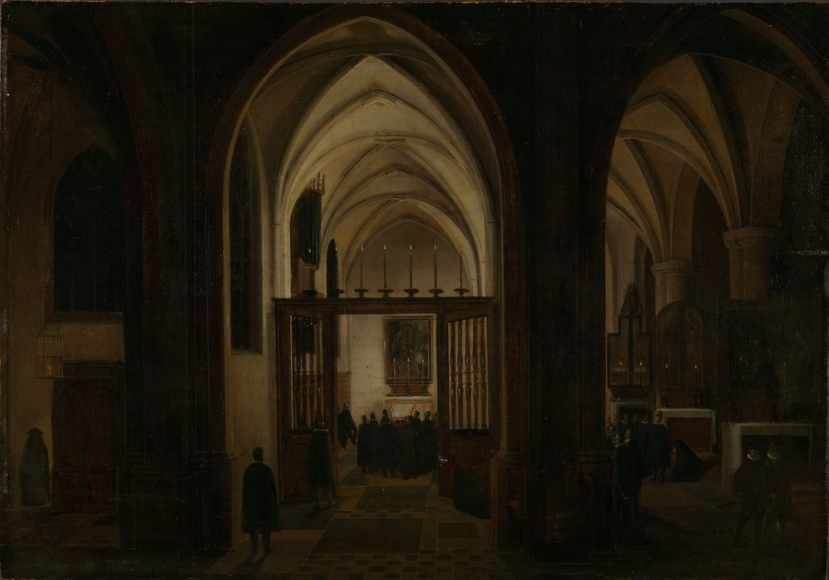 Kirkeinteriør [Maleri]
