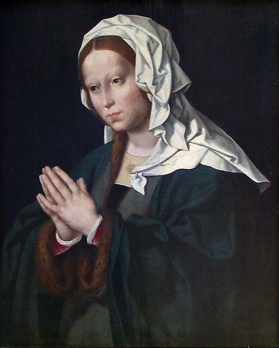 Jomfru Maria i bønn  [Maleri]