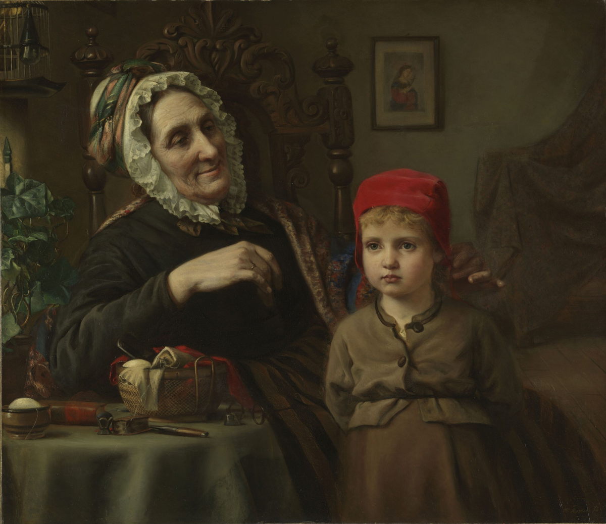 Lille Rødhette [Maleri]