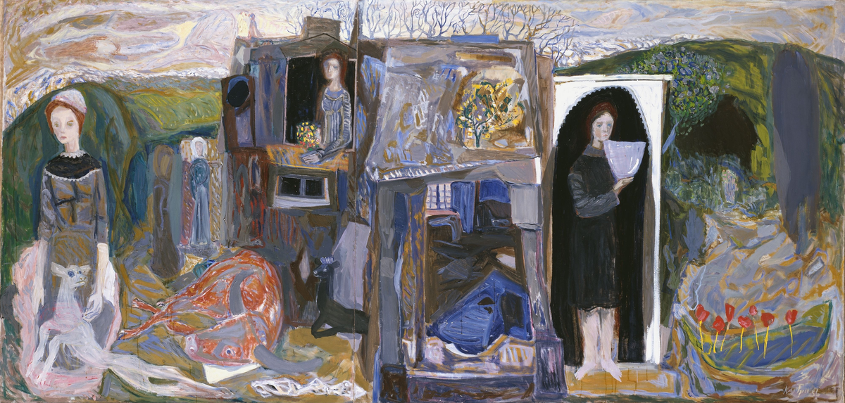 Kalven reiser seg [Maleri]