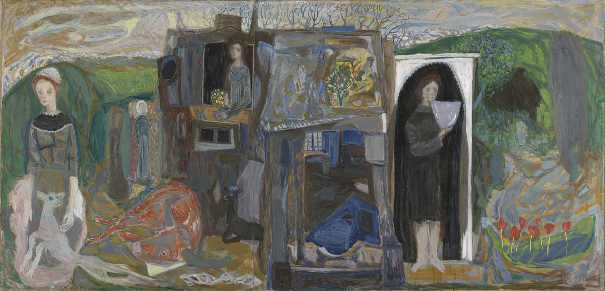 Kalven reiser seg [Maleri]