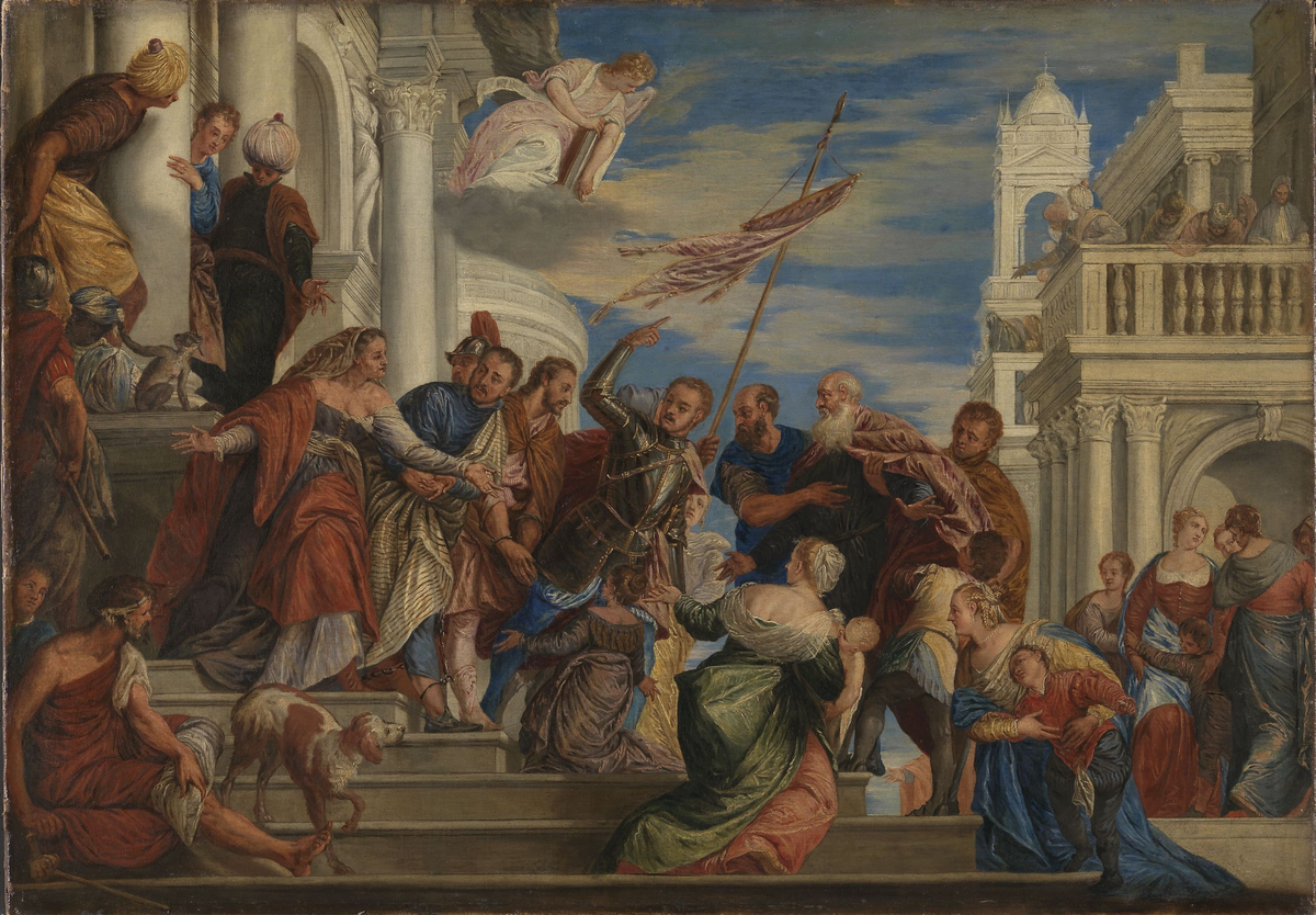 St. Markus og St. Marcellinus føres til sitt martyrium [Maleri]