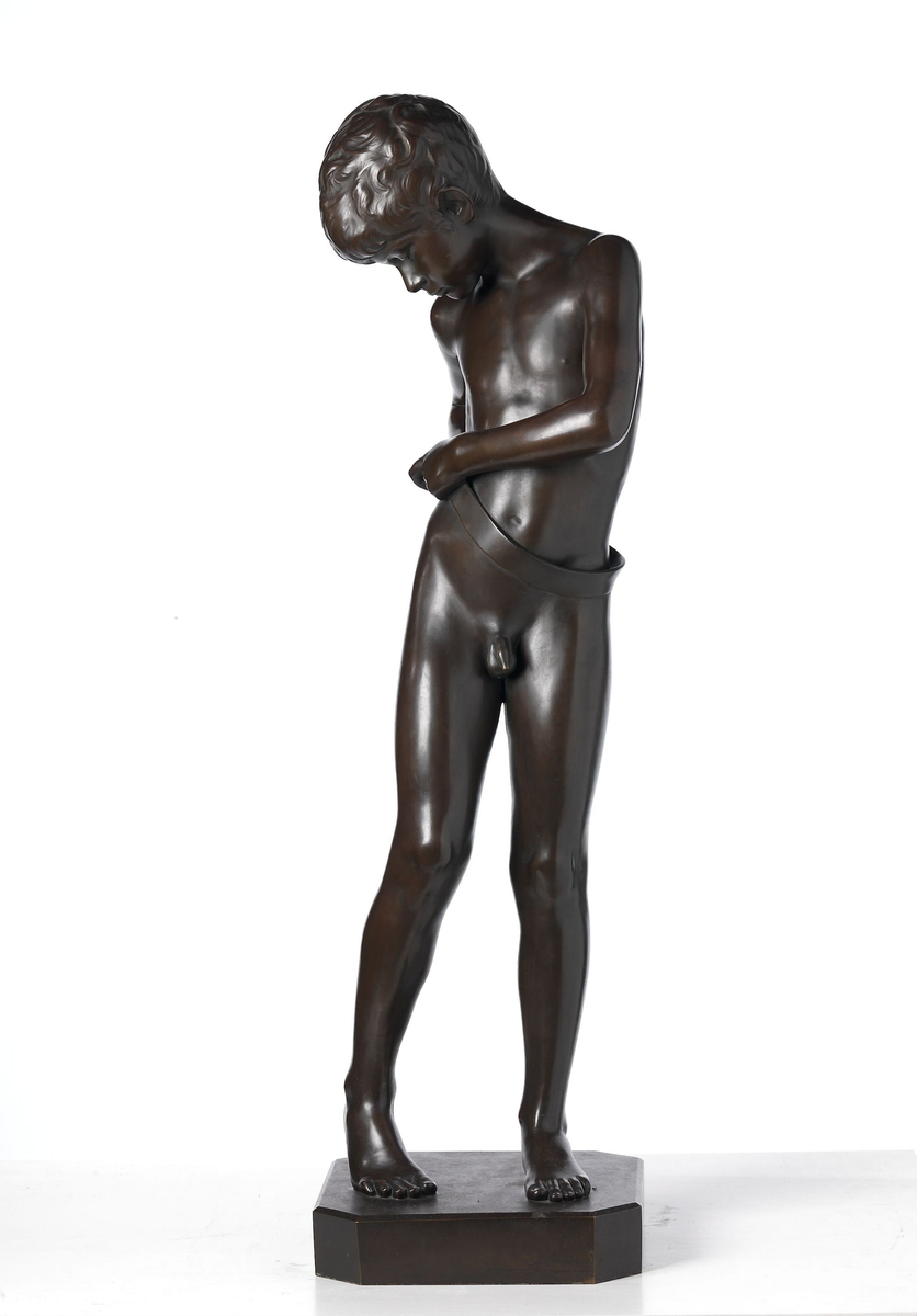Gutten med beltet [Statue]