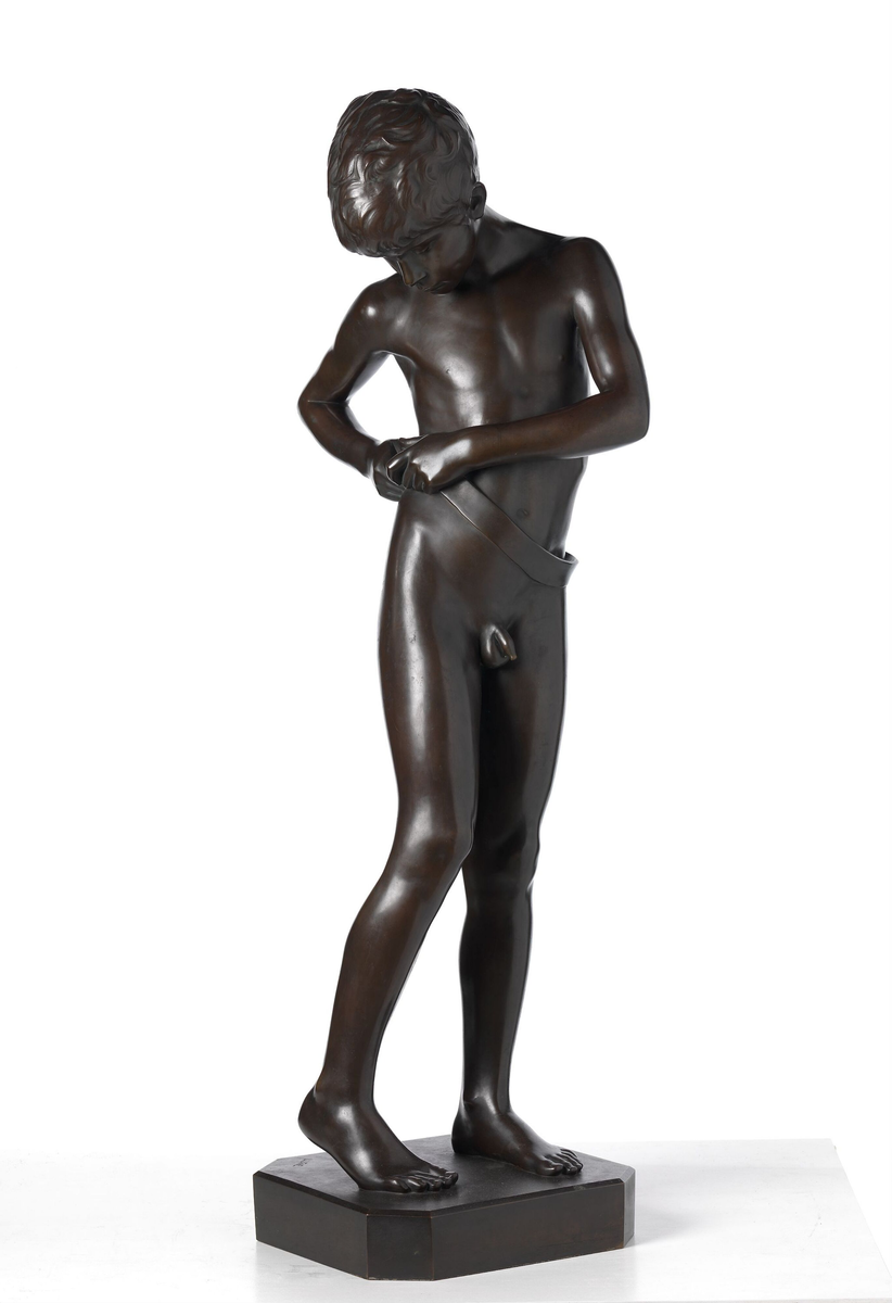Gutten med beltet [Statue]