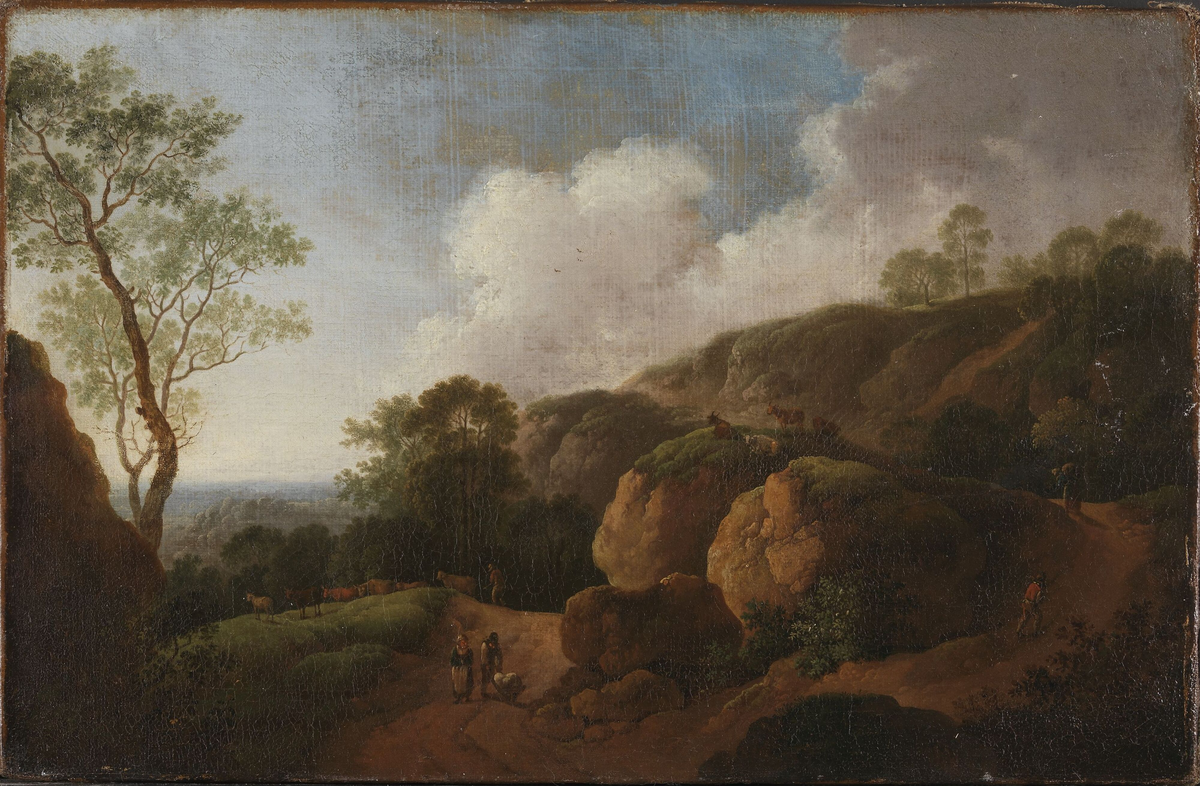 Landskap med hulveier [Maleri]