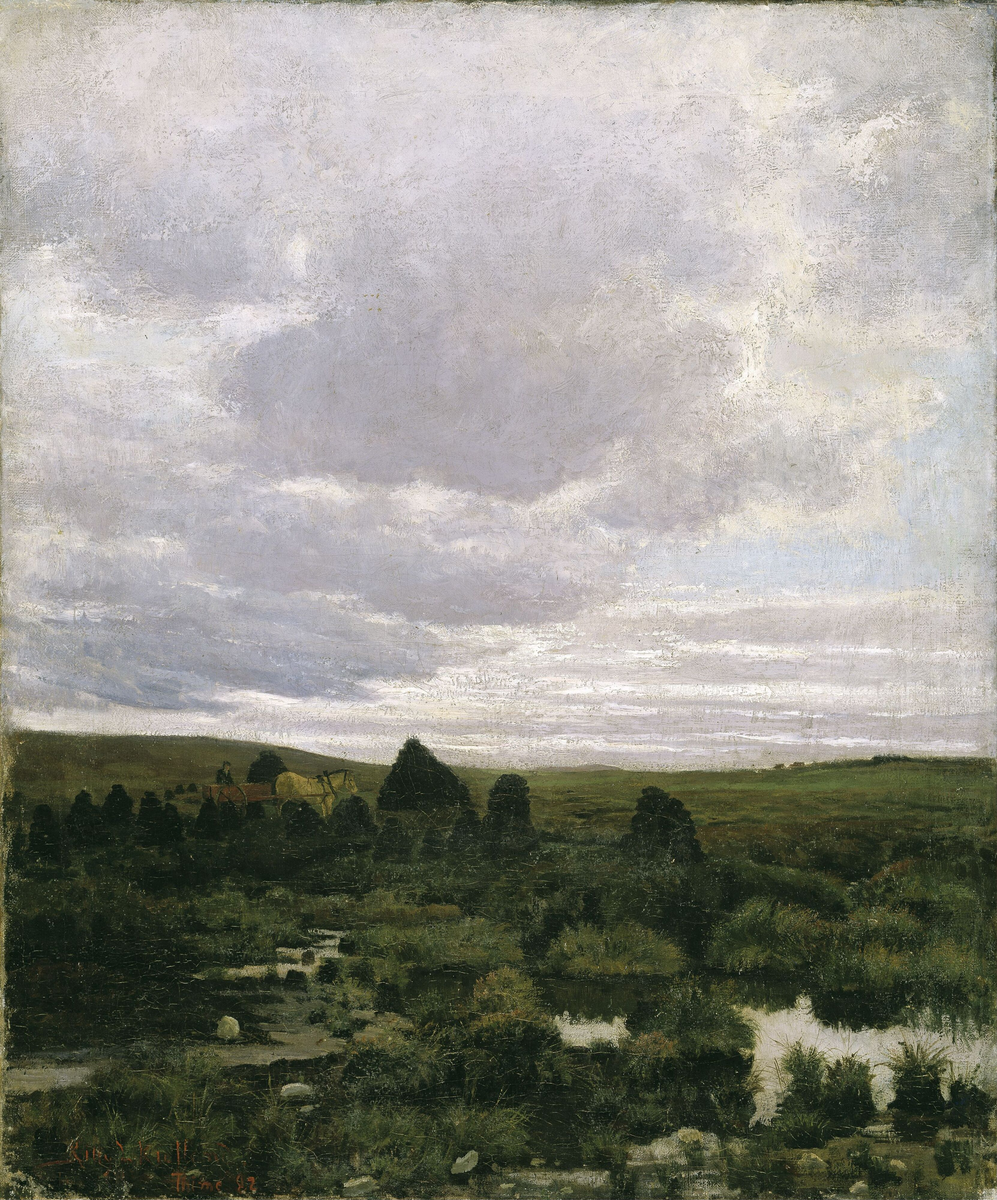 Torvmyr på Jæren [Maleri]