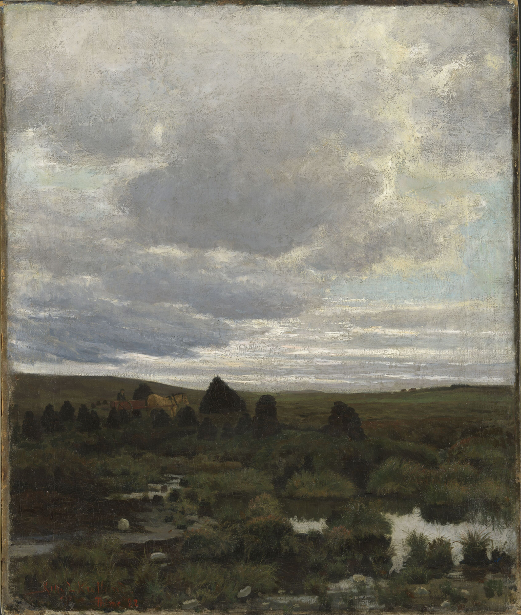 Torvmyr på Jæren [Maleri]