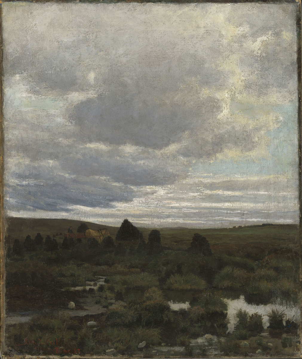 Torvmyr på Jæren [Maleri]