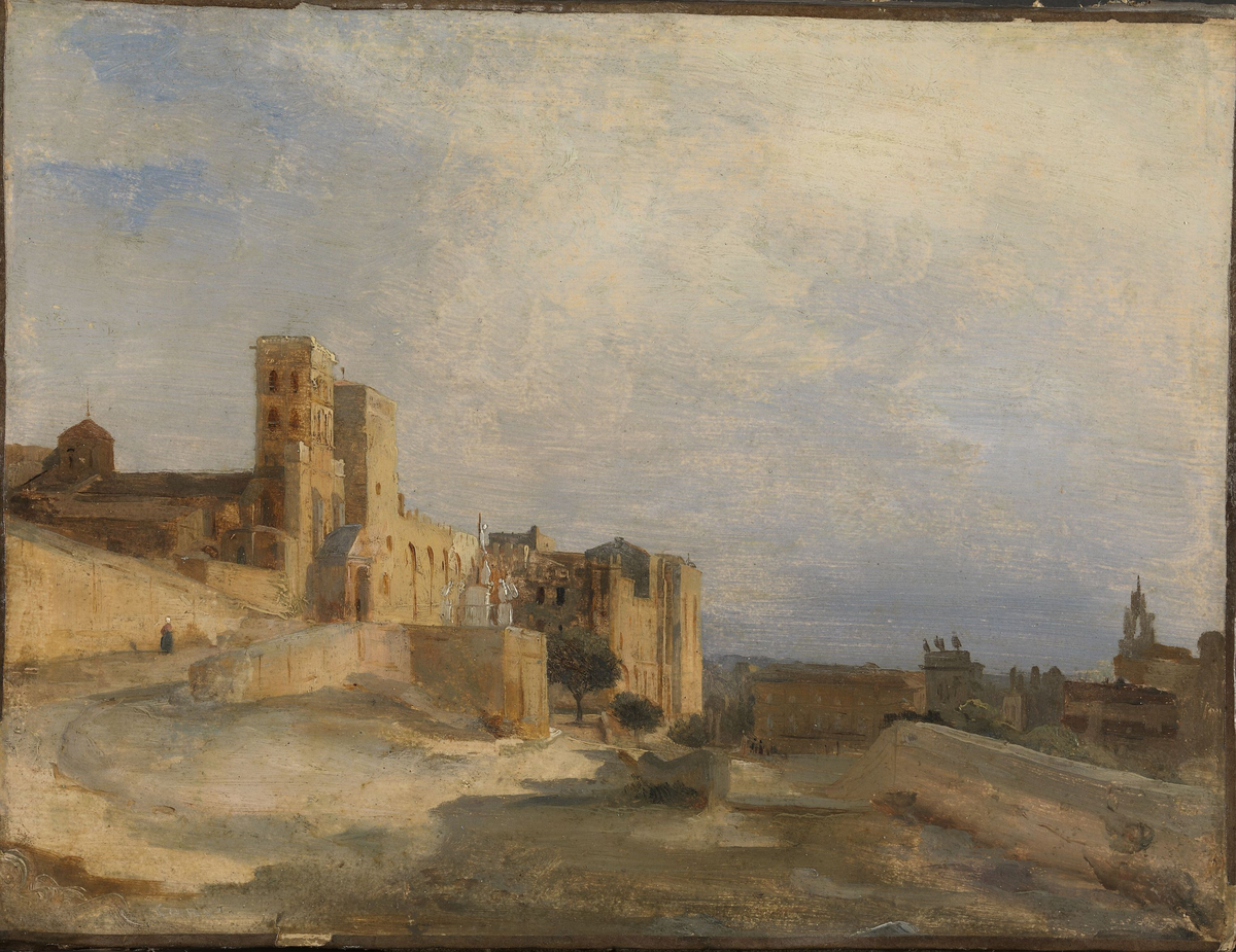 Paveslottet i Avignon [Maleri]