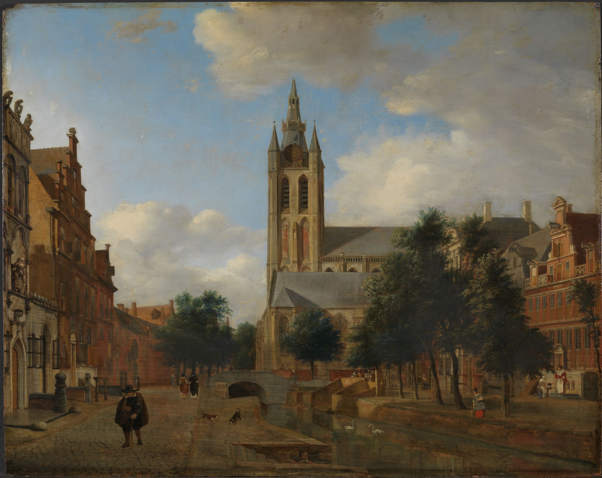 Den gamle kirken i Delft [Maleri]