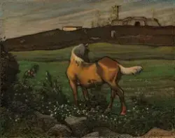 En gul hest [Maleri]