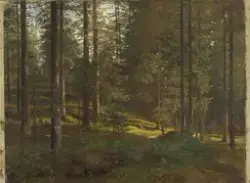 Skogsinteriør [Maleri]