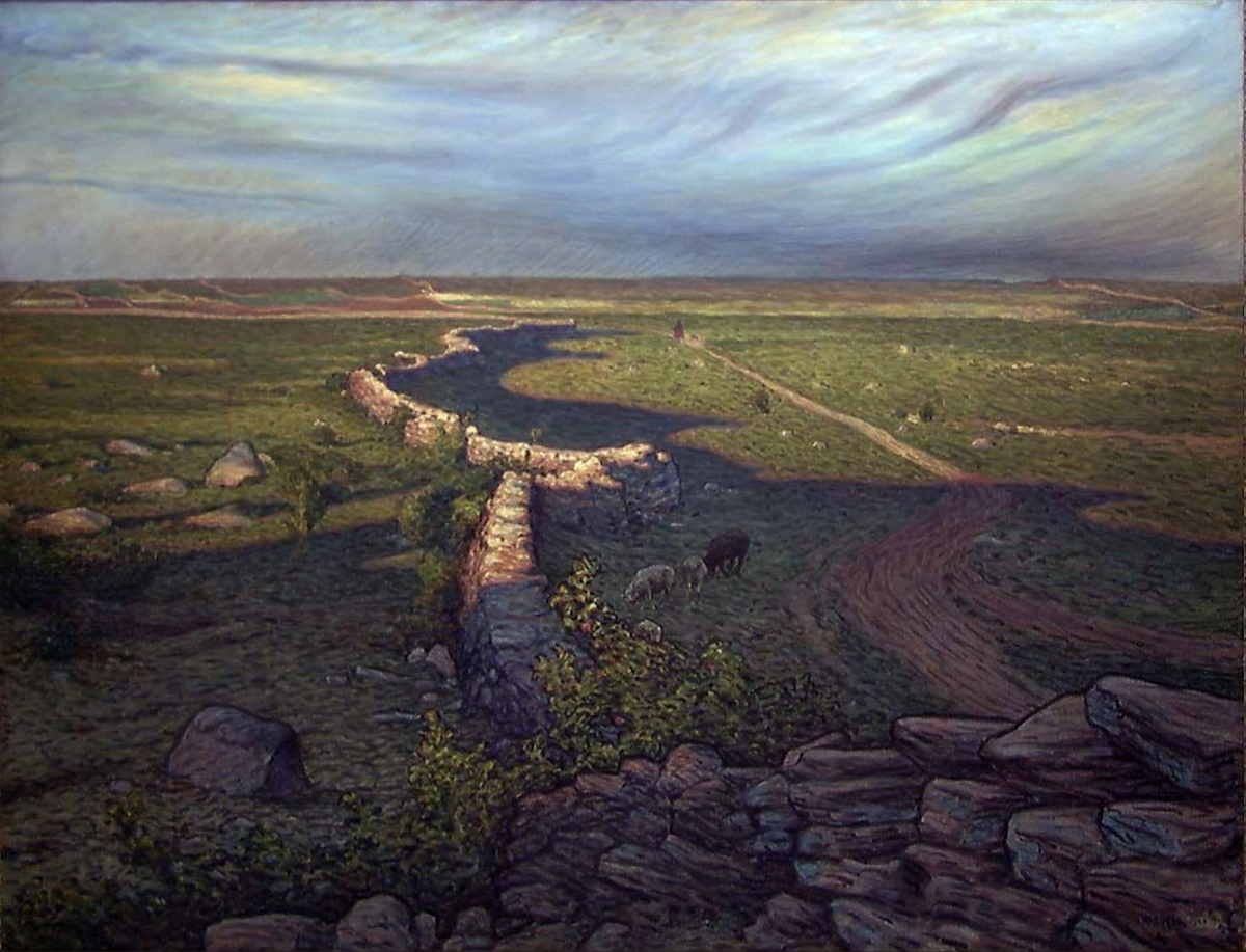 Hedebilde fra Øland [Maleri]