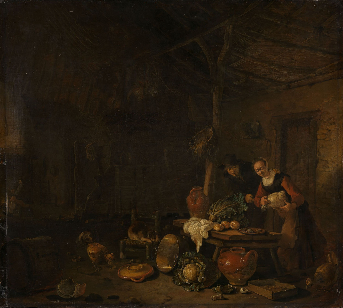 Kjøkkeninteriør [Maleri]