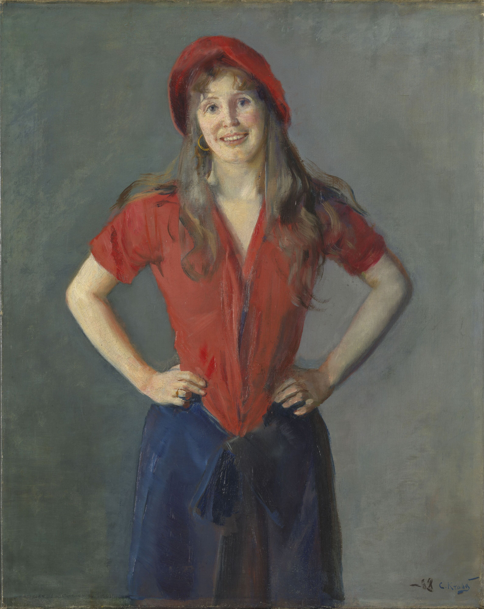Maleren Oda Krohg [Maleri]