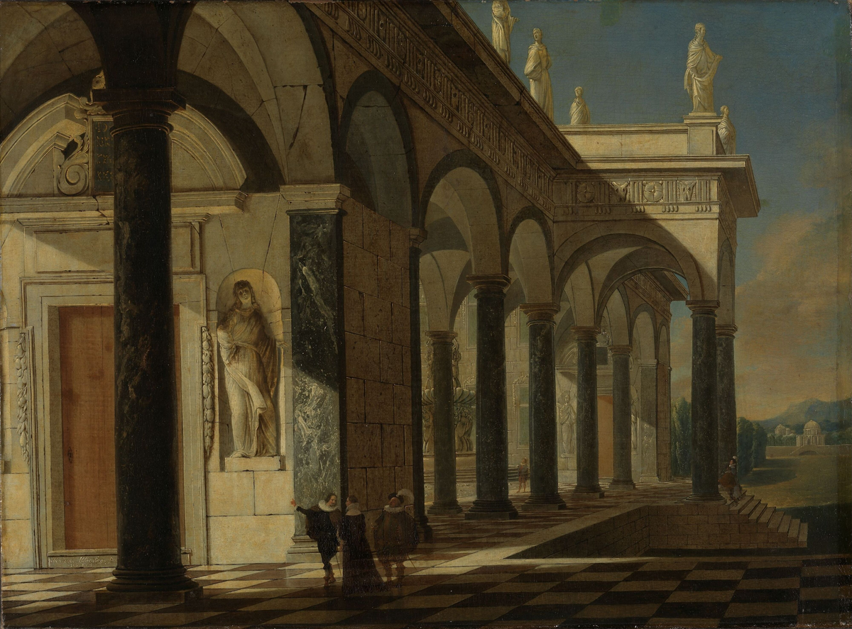 Arkitekturbilde [Maleri]
