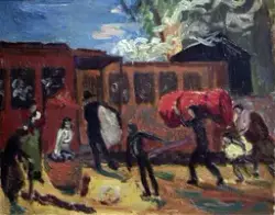 1. Flyktninger i Alicante [Maleri]