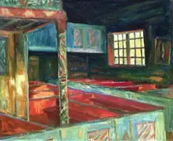 Garmokirken, interiør II [Maleri]