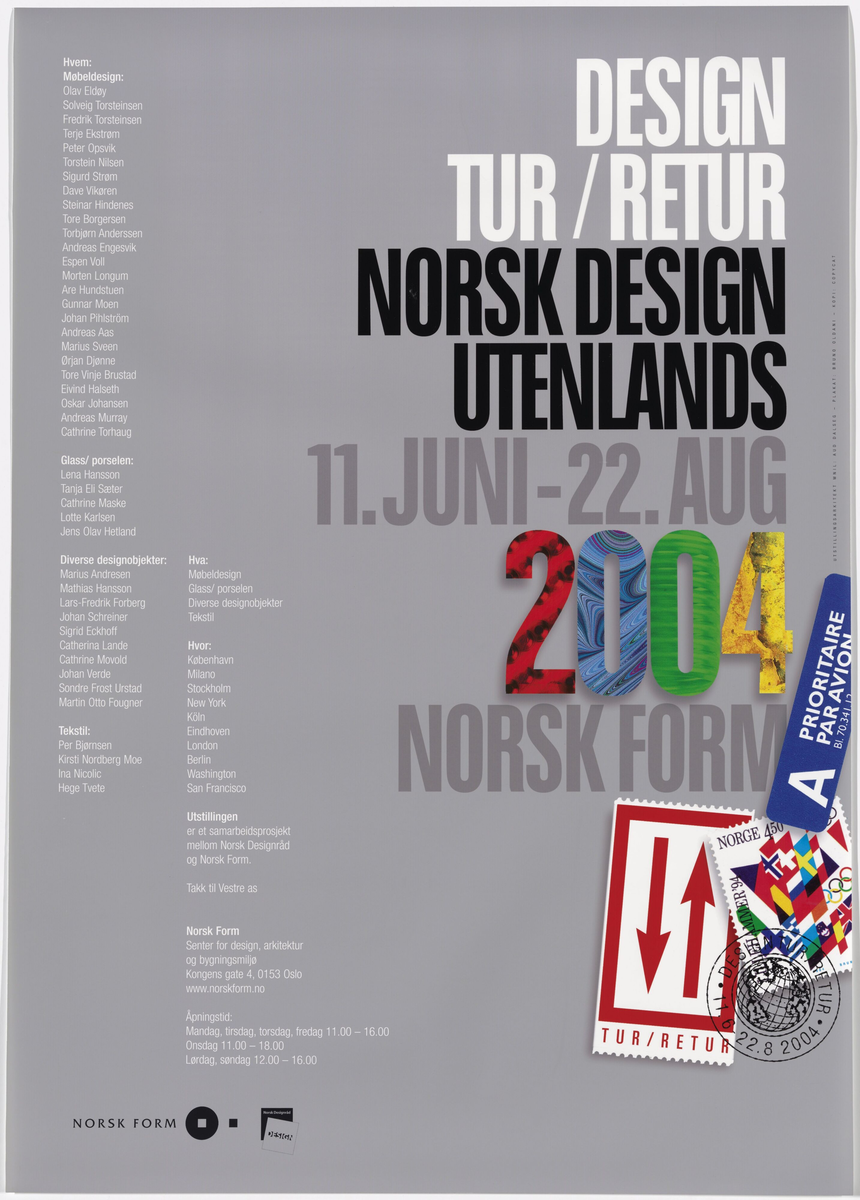 Design tur/retur [Plakat] by Oldani, Bruno