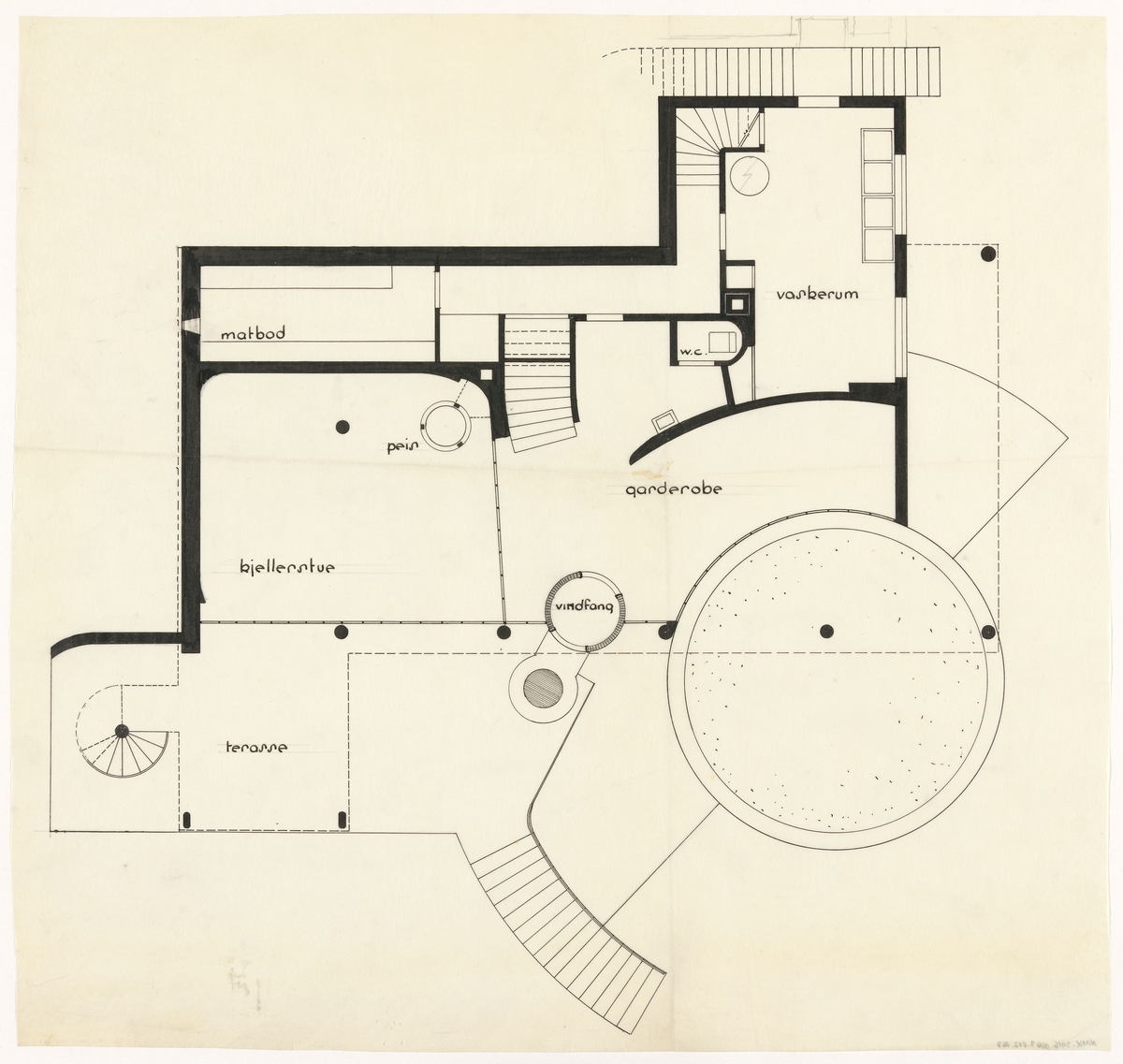 Villa Stenersen [Plantegning]