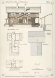 Villa for én famile [Fasadeoppriss]
