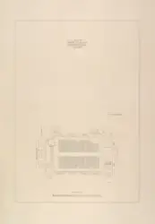 Kirke-skole og prestegaard [Situasjonsplan]