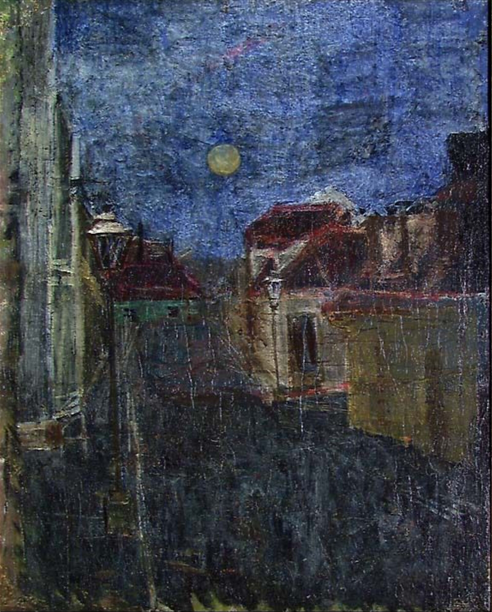 Fra Karl XII's gate [Maleri]