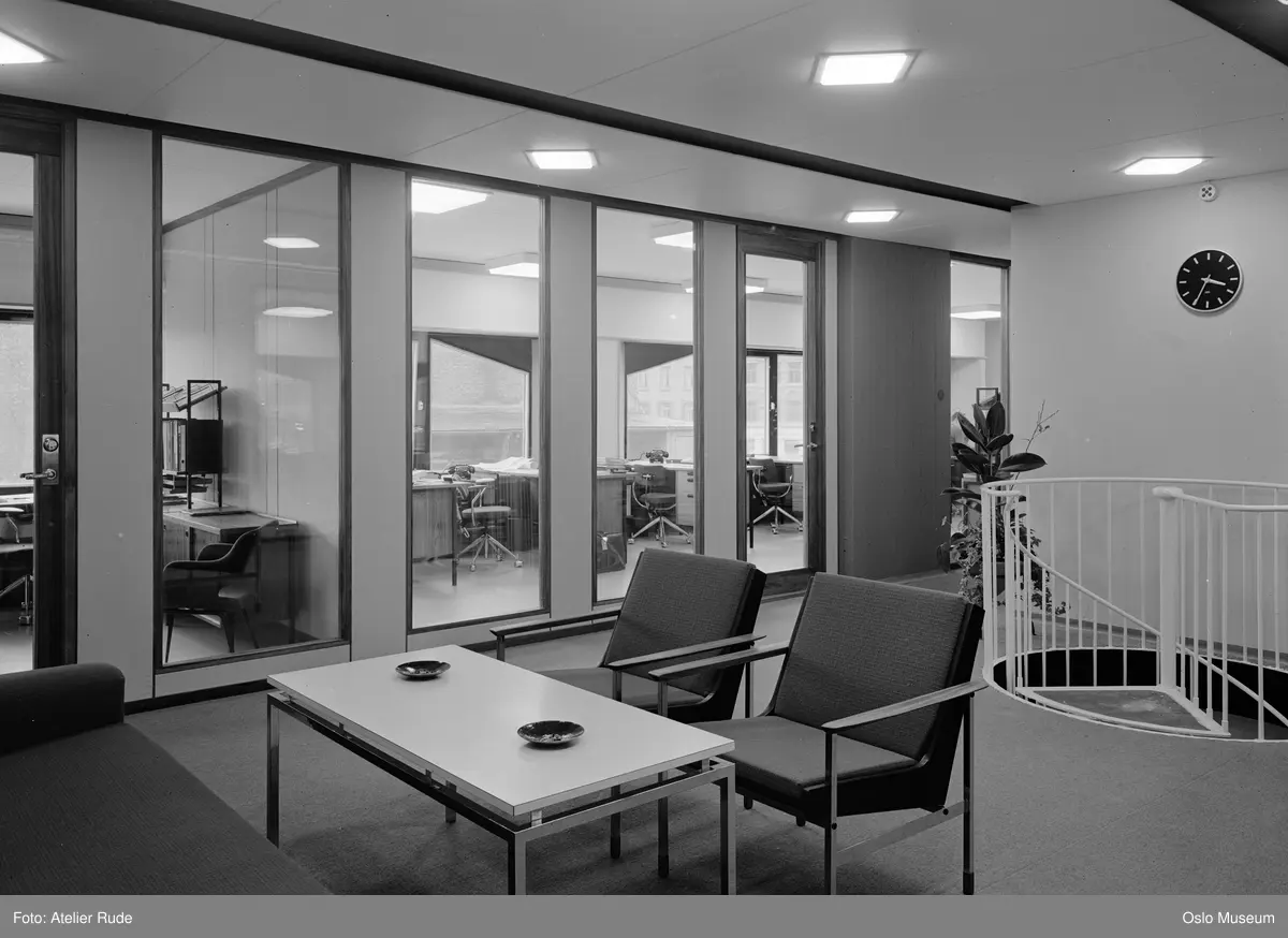 IBM kontormaskiner, interiør, salong, kontor