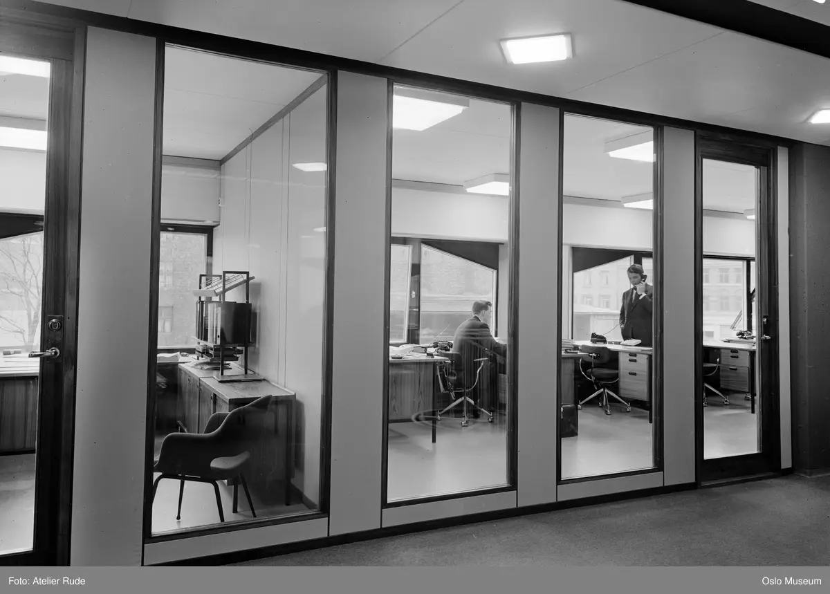 IBM kontormaskiner, interiør, kontor
