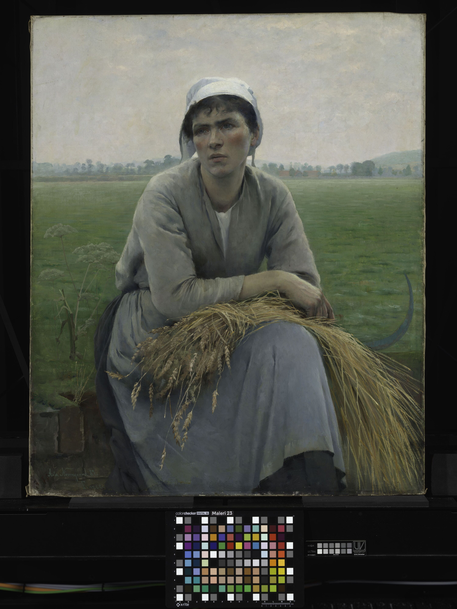 Bondekone fra Normandie [Maleri]