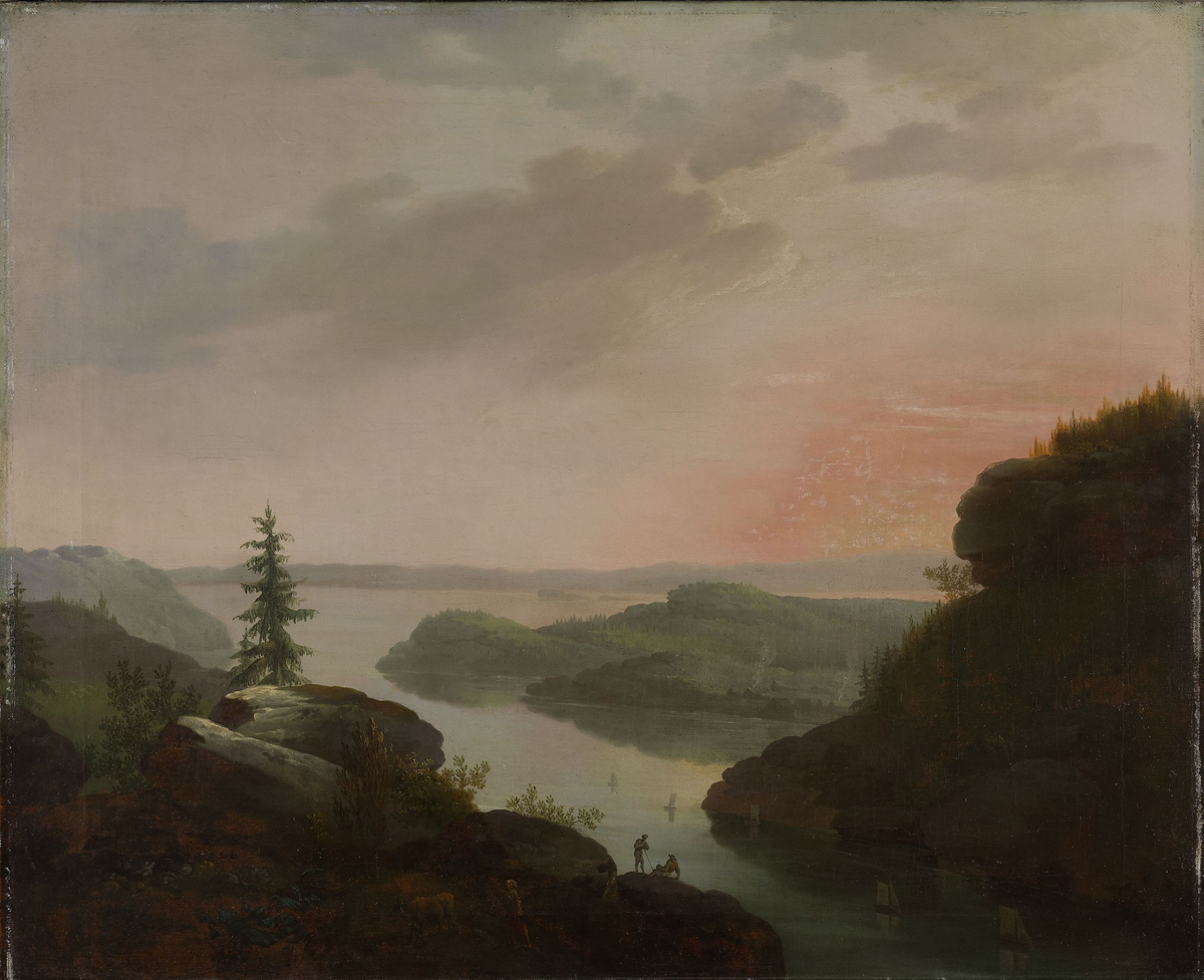 Innløpet til Halden [Maleri]