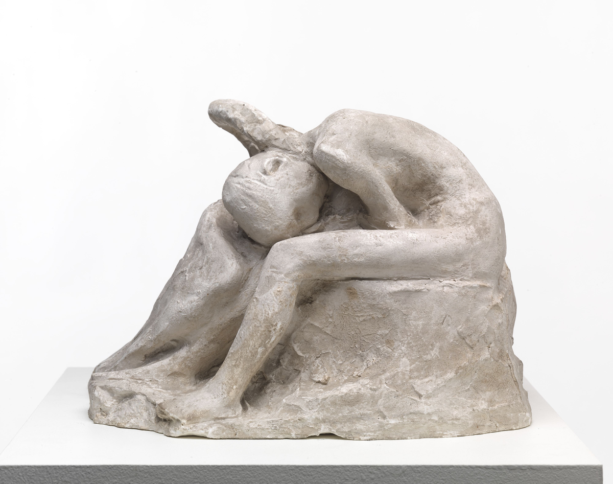 Leda og svanen [Statuettgruppe]