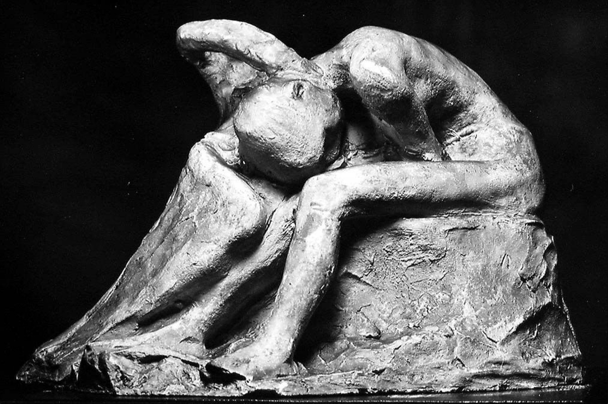 Leda og svanen [Statuettgruppe]