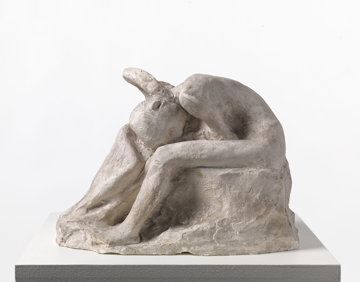 Leda og svanen [Statuettgruppe]