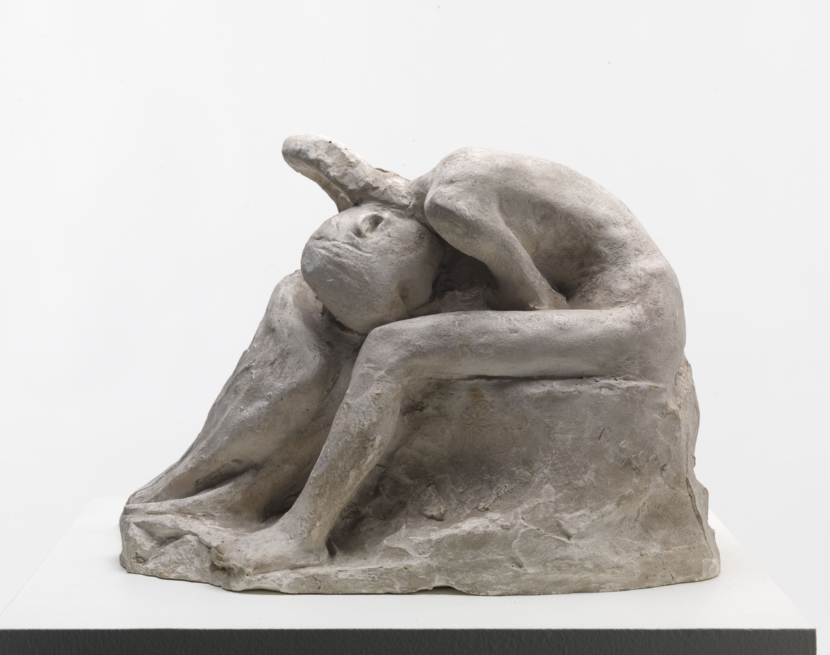 Leda og svanen [Statuettgruppe]