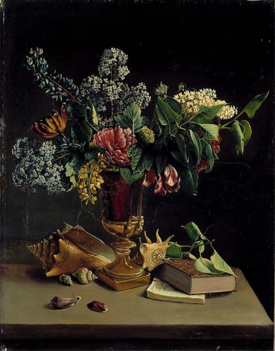 Stilleben med blomster [Maleri]