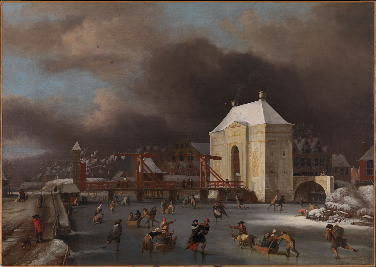 Ved Heiligewegspoort i Amsterdam [Maleri]