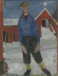 Gårdsgutten [Maleri]