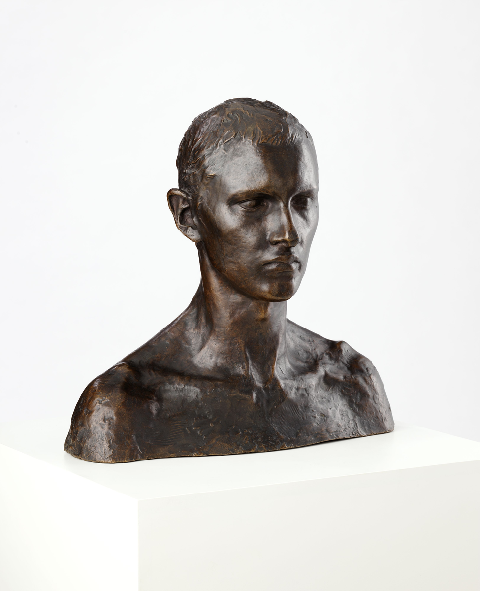 Maleren og billedhuggeren Emanuel Vigeland [Byste]