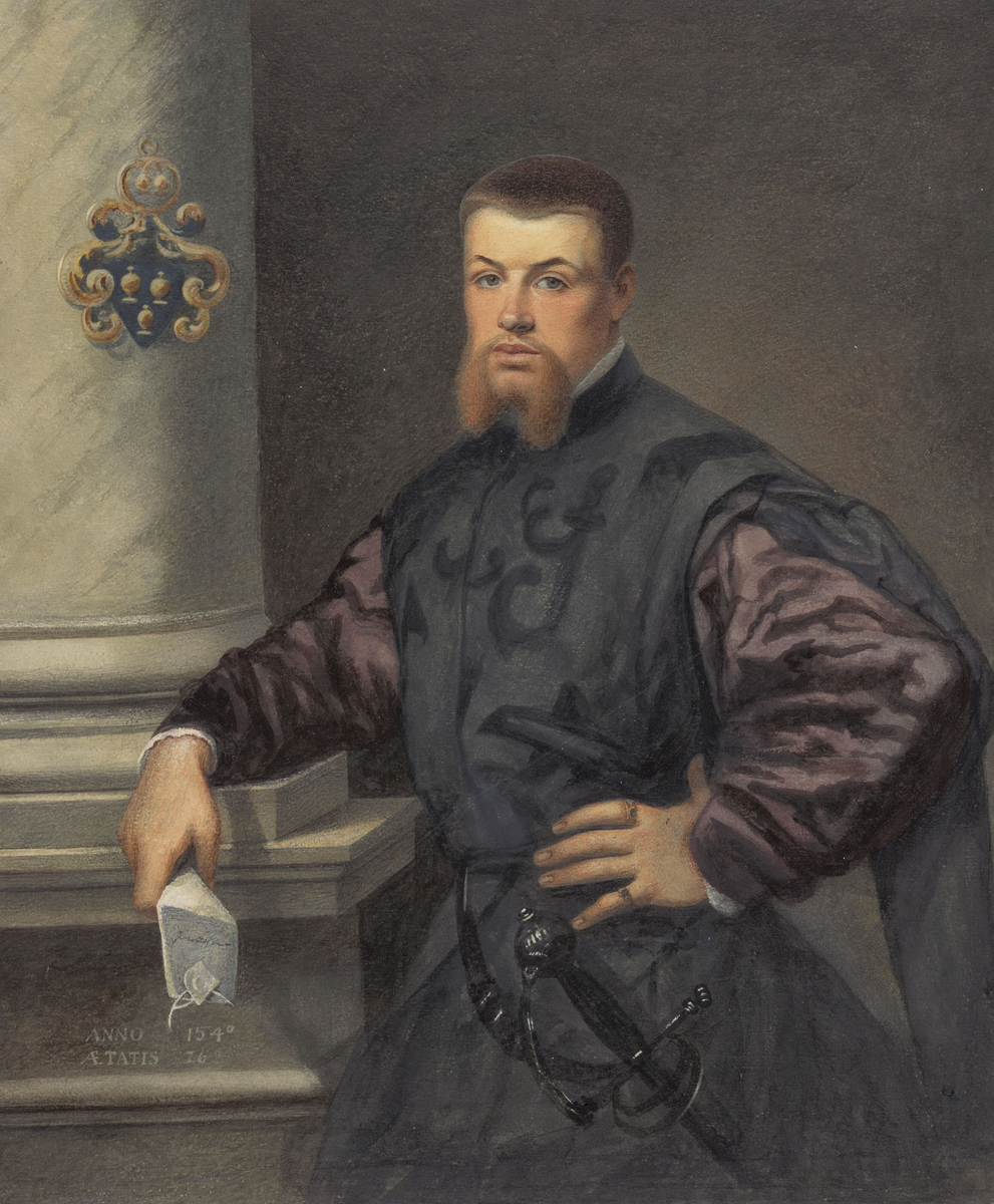 Portrett. Etter Jan Calcar [Tegning]