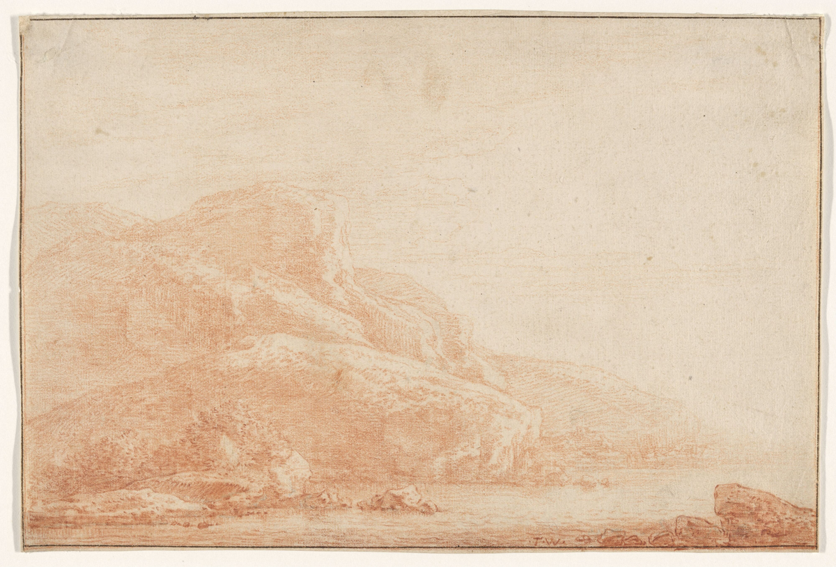 Landskap [Tegning]