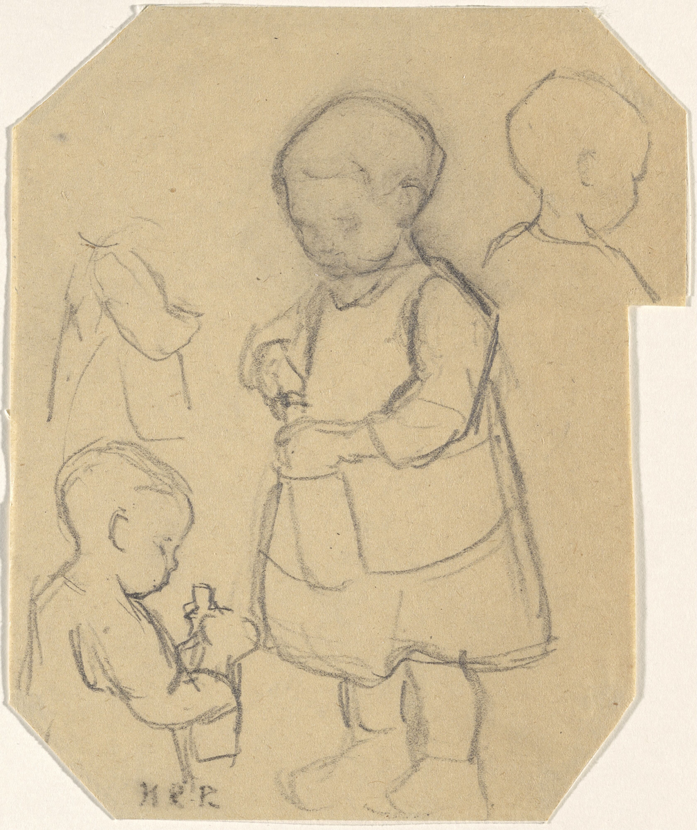 Barnestudier [Tegning]