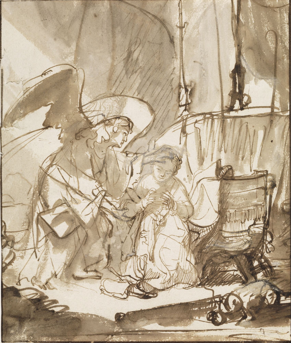 Bebudelsen [Tegning]