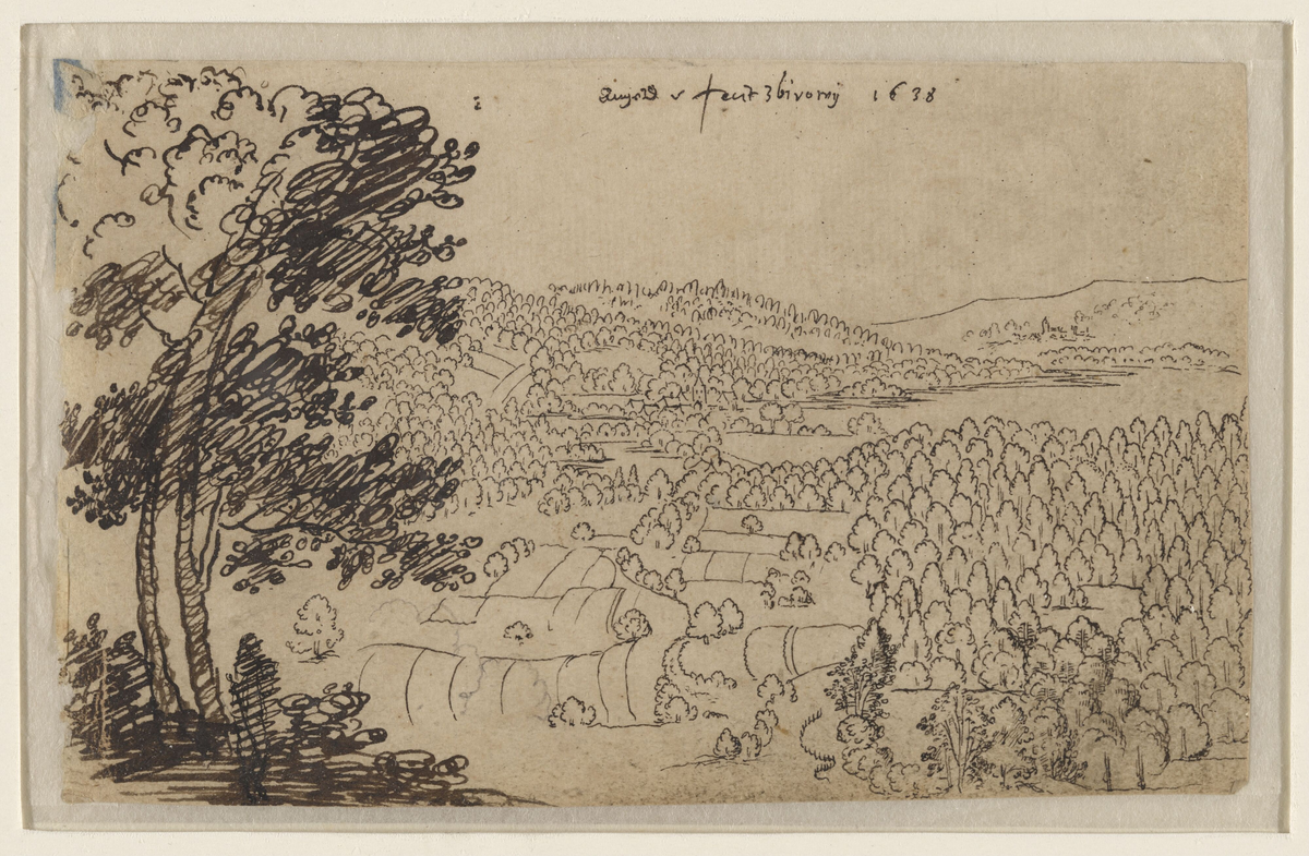 Landskap [Tegning]