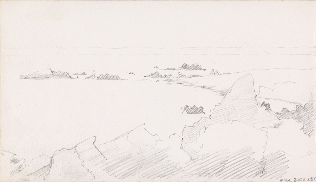 Kystparti, Arildsläge [Tegning]