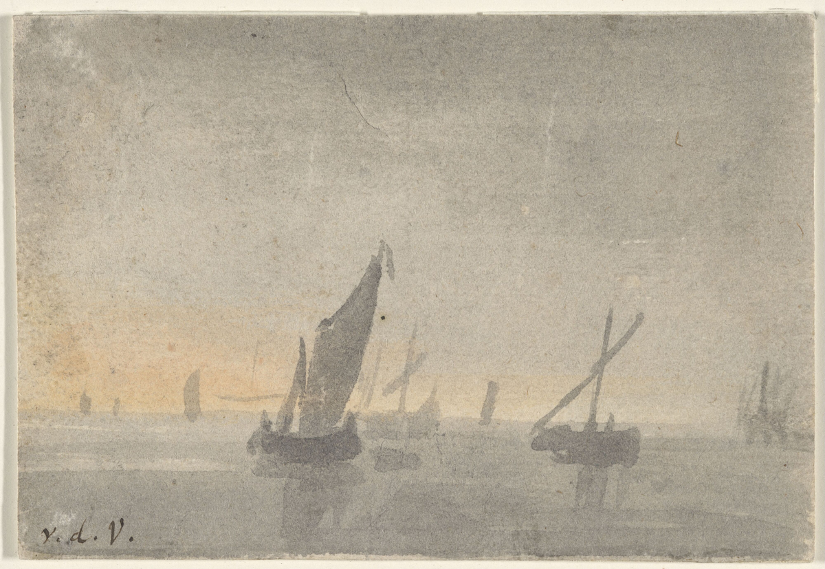 Seilbåter [Tegning]