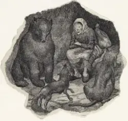 Så satt de der og glodde på hverandre alle fire, hver i sin 