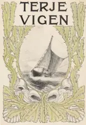 Forarbeid til bokomslag, Henrik Ibsens "Terje Vigen" [Tegnin