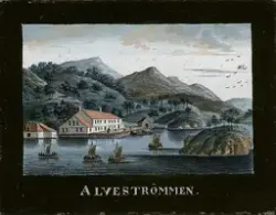 Gjestgiveriet Alvestrømmen [Tegning]