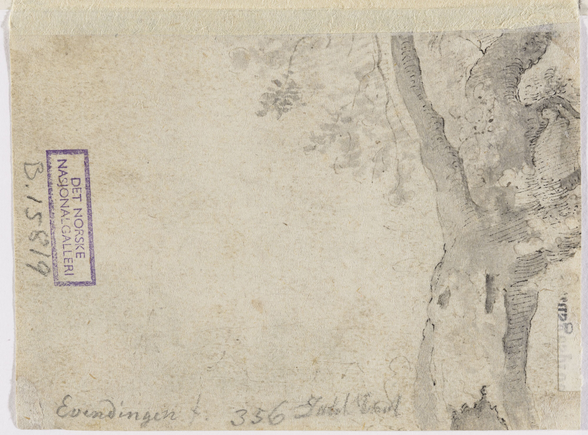 Trestamme (fragment) [Tegning]